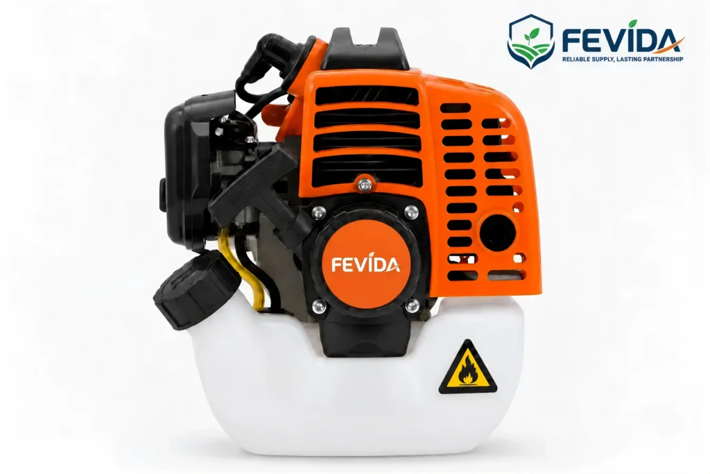 FEVIDA 1E40F-11 gasoline engine for brush cutters, sprayers and garden equipment