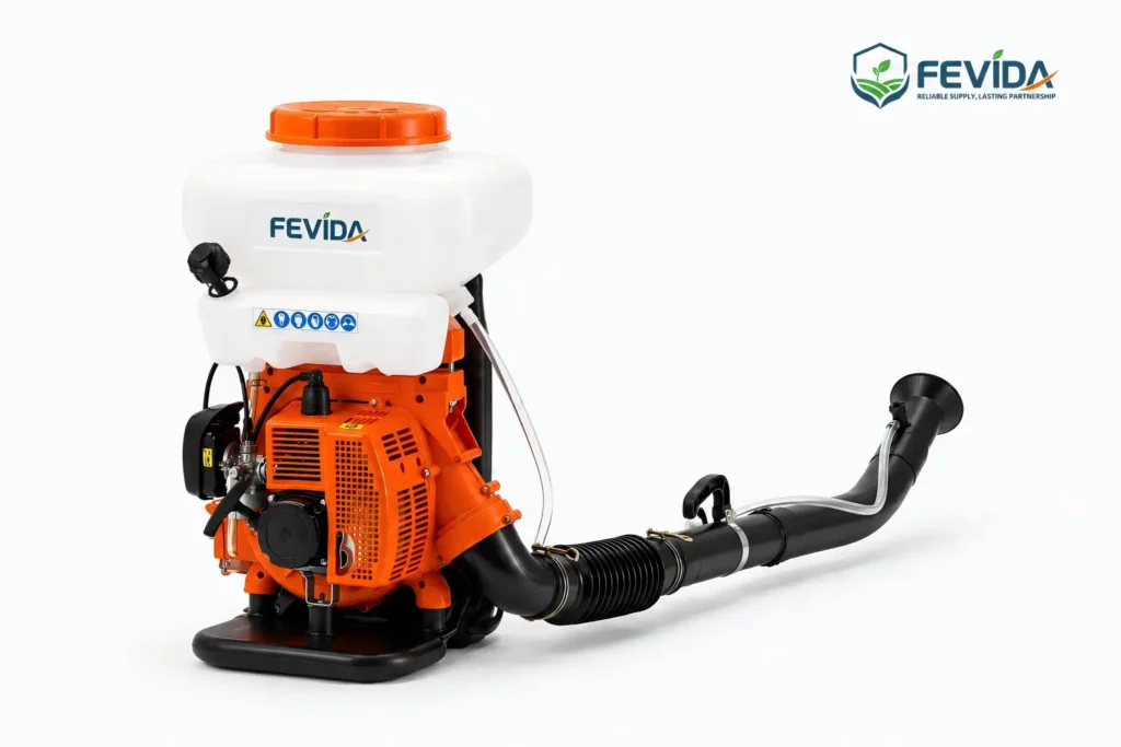 FEVIDA 3WF-2.6 backpack mist duster and mist blower for orchard spraying and pest control
