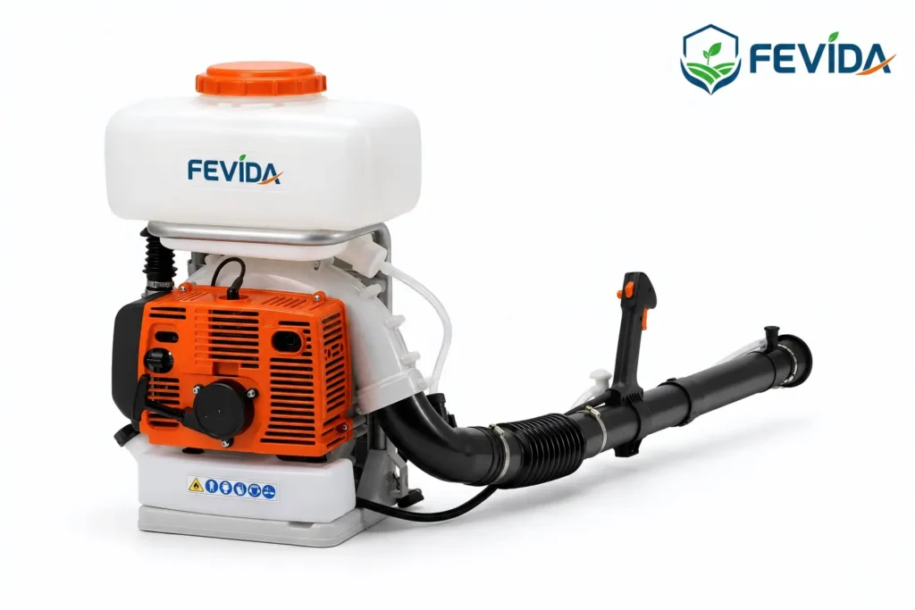 FEVIDA 3WF-600 backpack mist duster and mist blower for orchard spraying and agricultural pest control