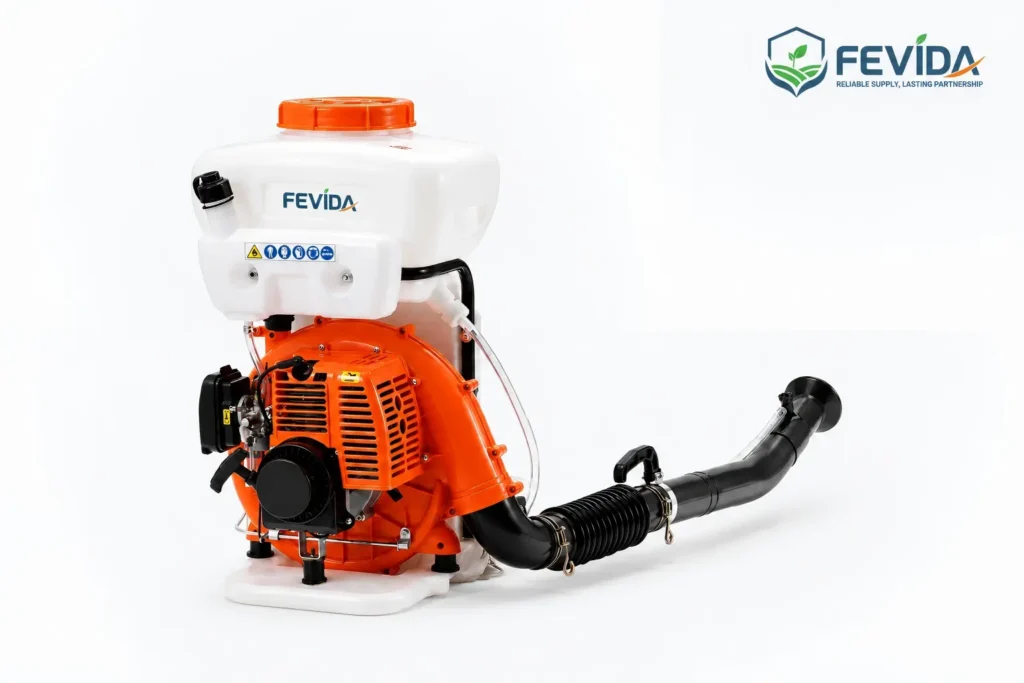 FEVIDA 3WF18-9 backpack mist duster and mist blower for orchard spraying and farm pest control
