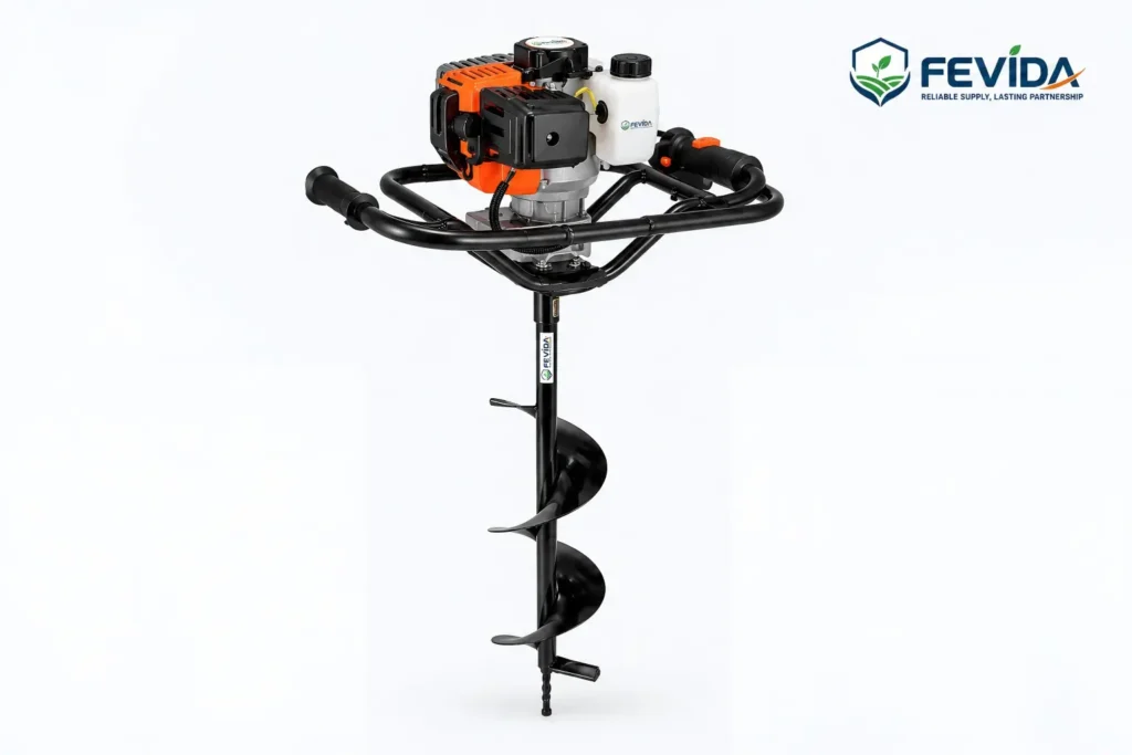 FEVIDA 3WT-150Z gasoline earth auger for farm, garden and post hole digging