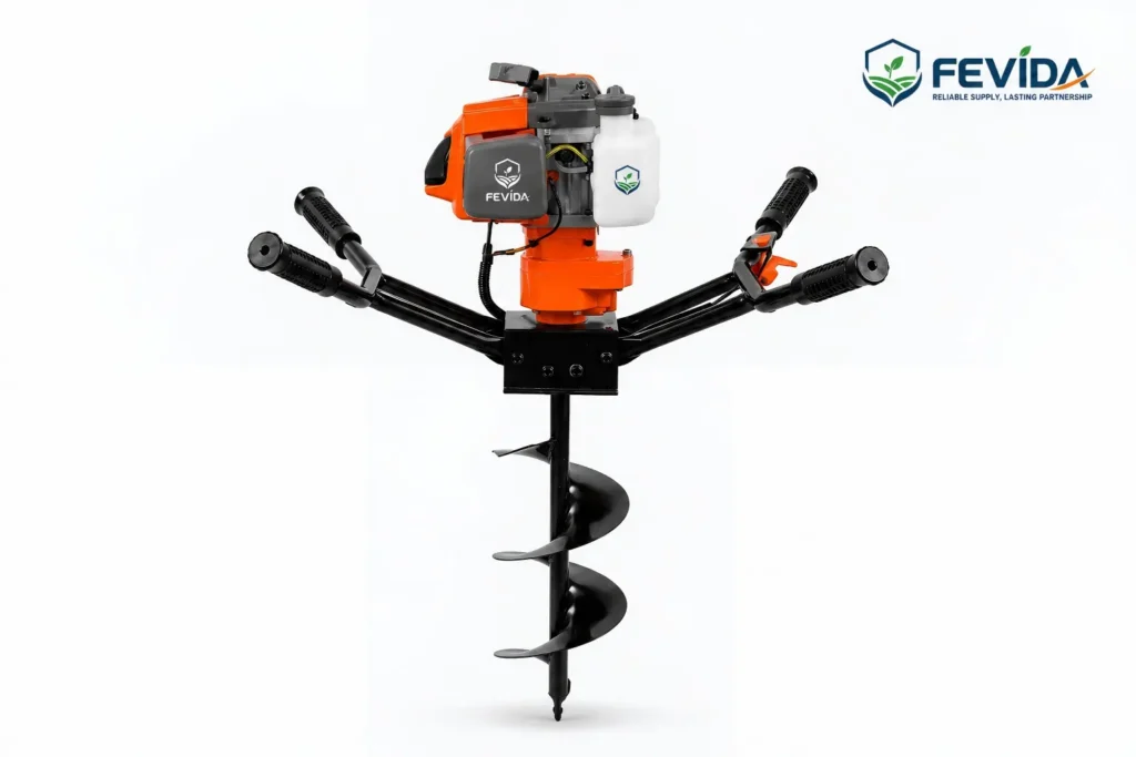 FEVIDA 3WT-200D earth auger for heavy duty digging and landscaping work