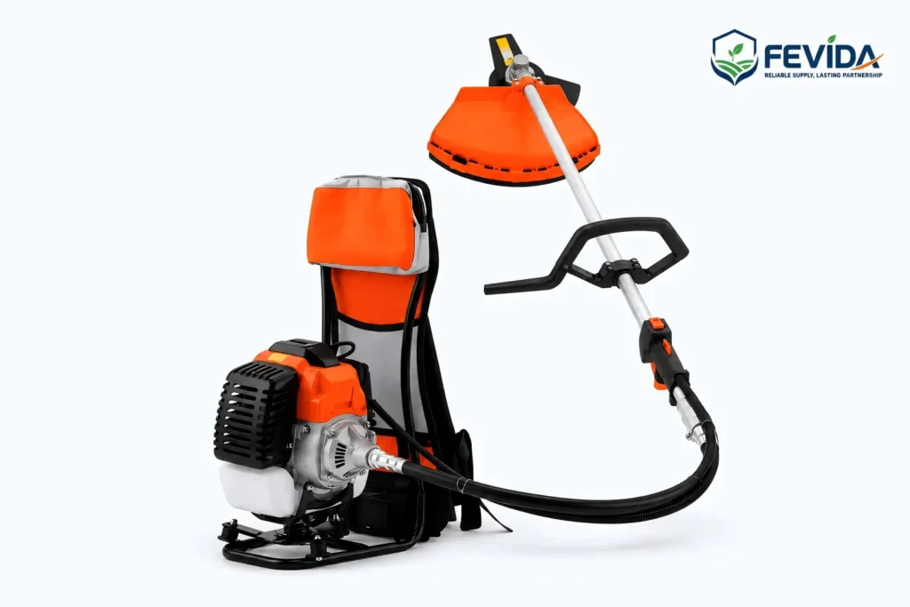 FEVIDA BG430A and BG520A backpack brush cutters for weed cutting and farm maintenance