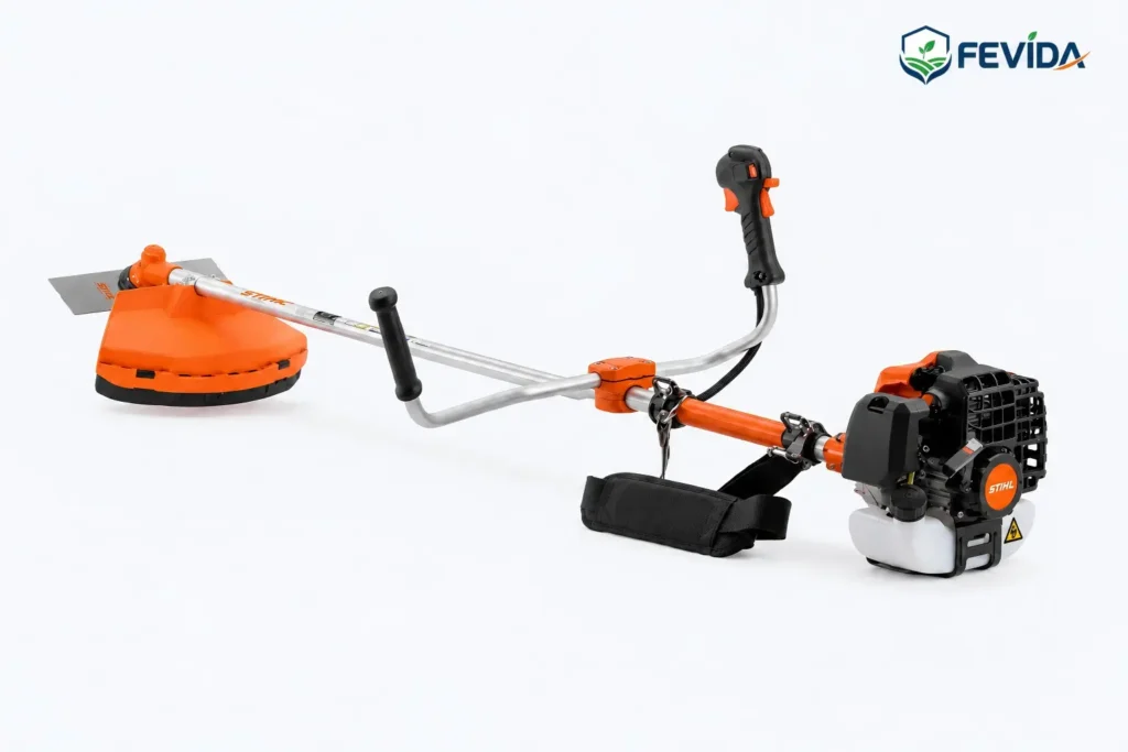 FEVIDA CG330W CG430W and CG520W side-mounted brush cutters for farm grass cutting and landscaping