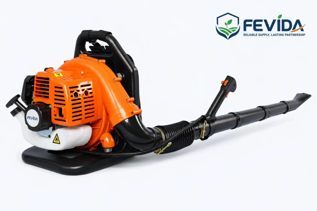 FEVIDA EB809 backpack leaf blower for leaf removal and garden maintenance