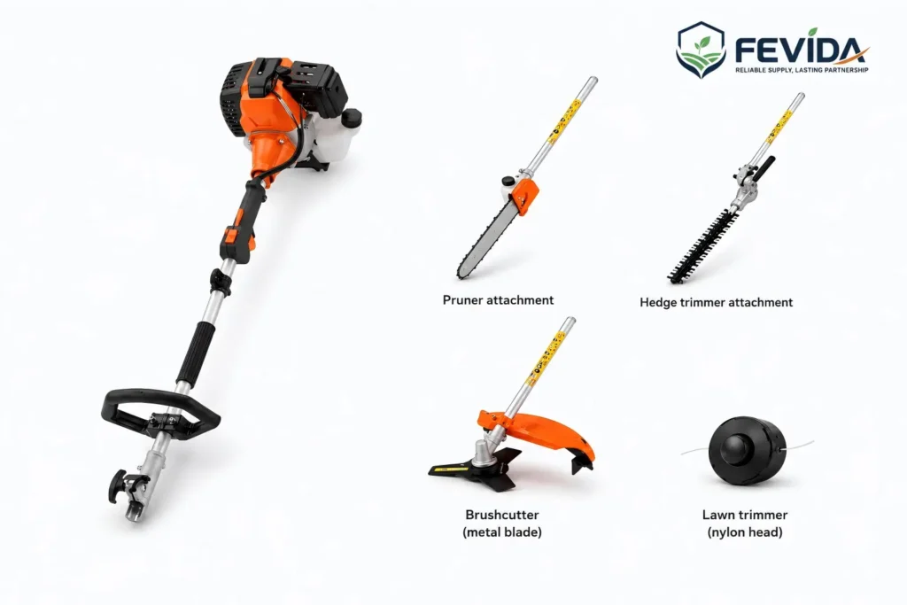 FEVIDA GJ437 garden multi tool for trimming and landscaping applications