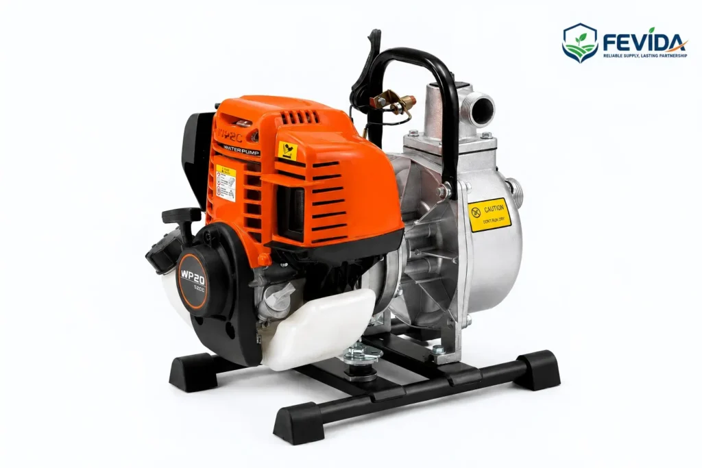 FEVIDA QGZ25-6-20S gasoline water pump for garden watering and irrigation use