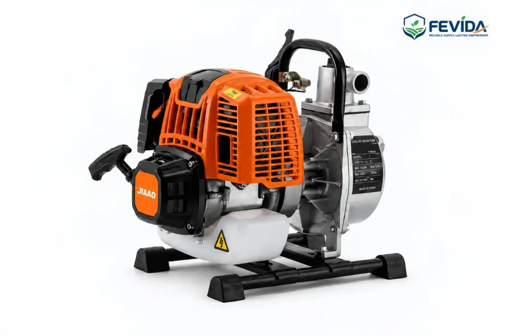 FEVIDA QGZ25-6-20SG gasoline water pump for farm irrigation and field drainage