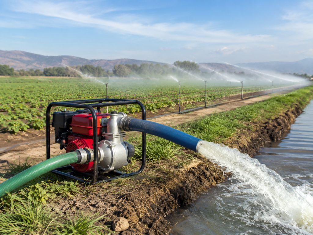 Water pump used for field irrigation, water transfer and agricultural drainage